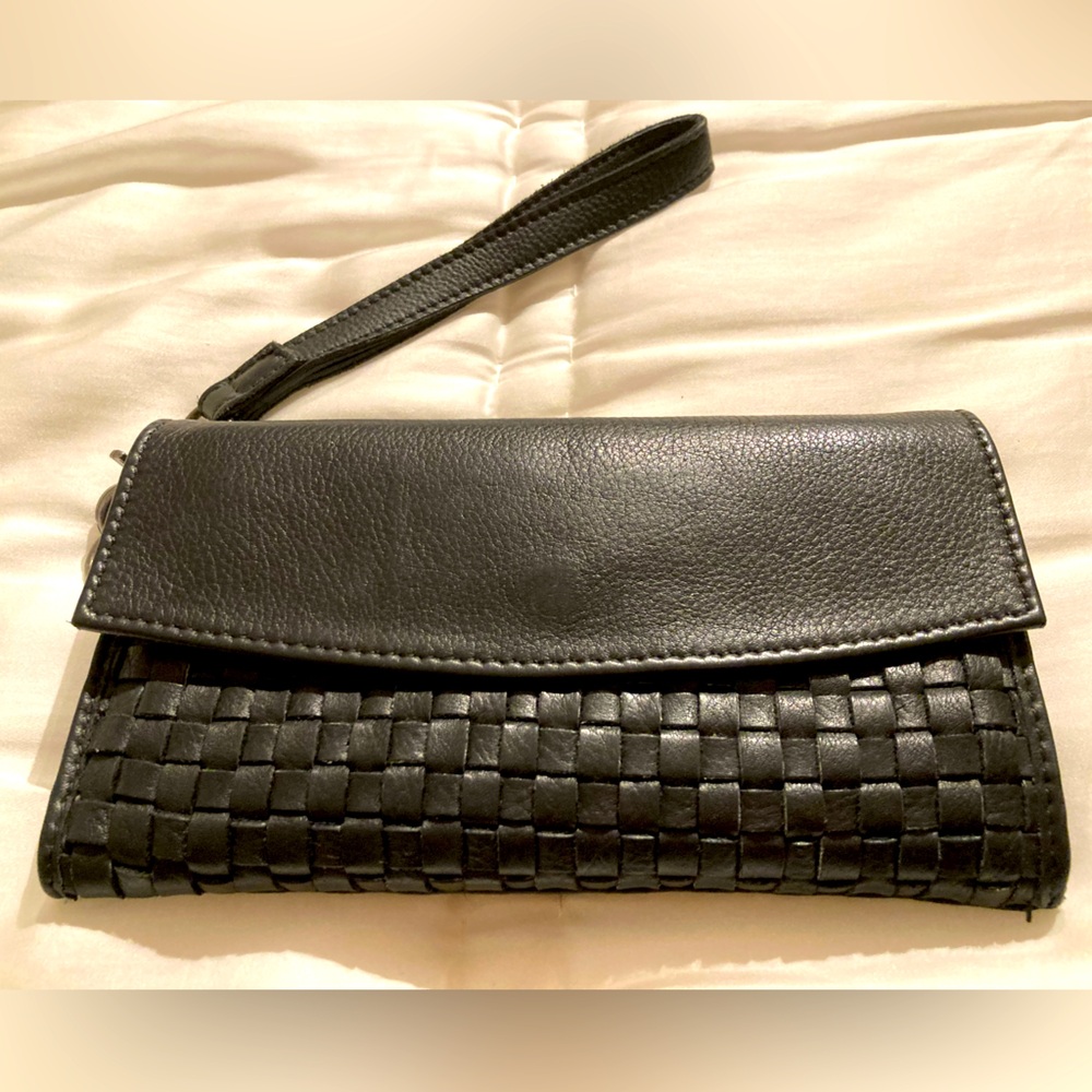 Black Day & Mood Wallet with Wristlet